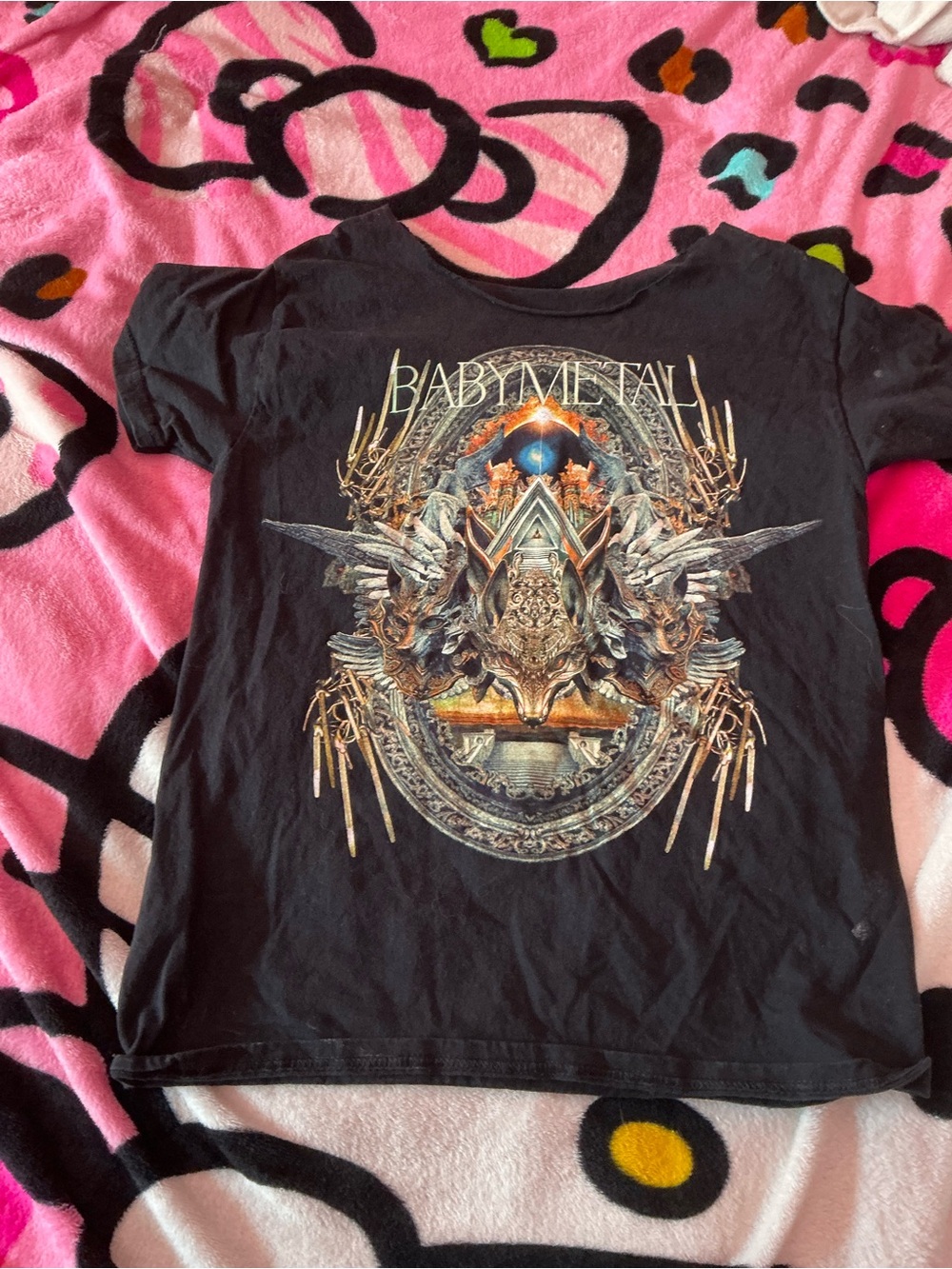 BABYMETAL 2023 North American tour shirt with cut neckline